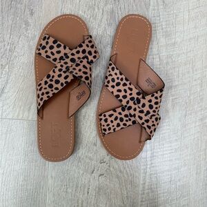 LOFT Leopard Print Sandals